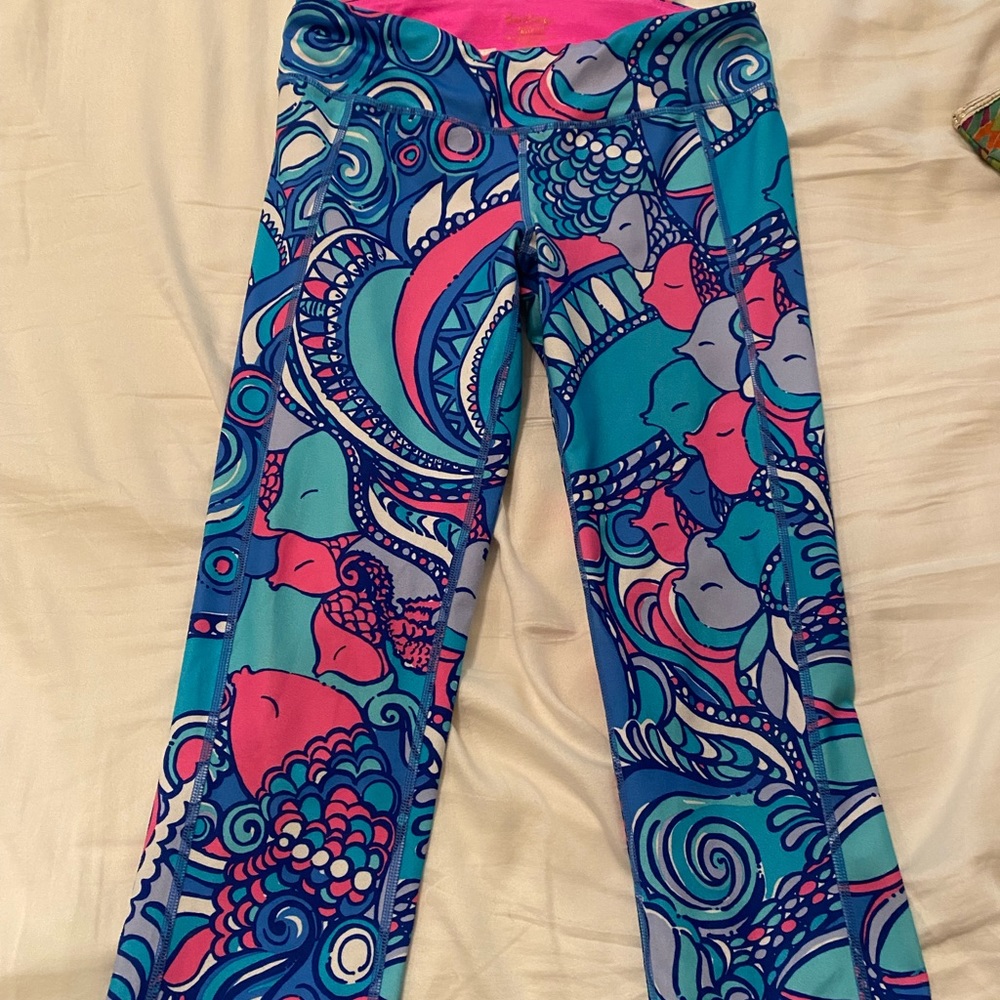 Sold! Lilly Pulitzer Luxletic Cropped Workout Leggings